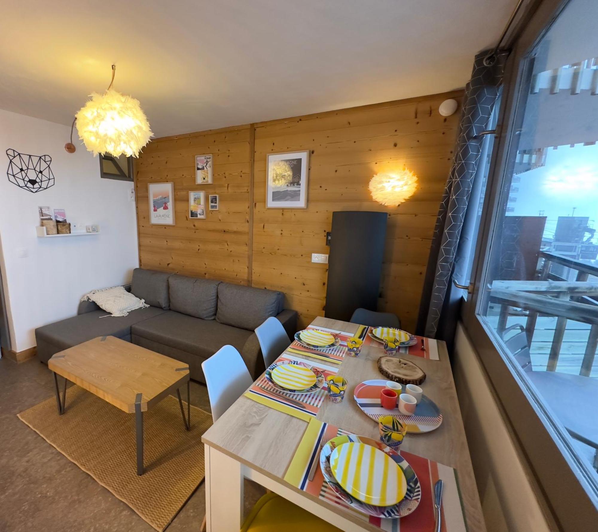 Paquebot Des Neiges - Appartement 4 Personnes - Vue Mont Blanc Ла План Екстериор снимка