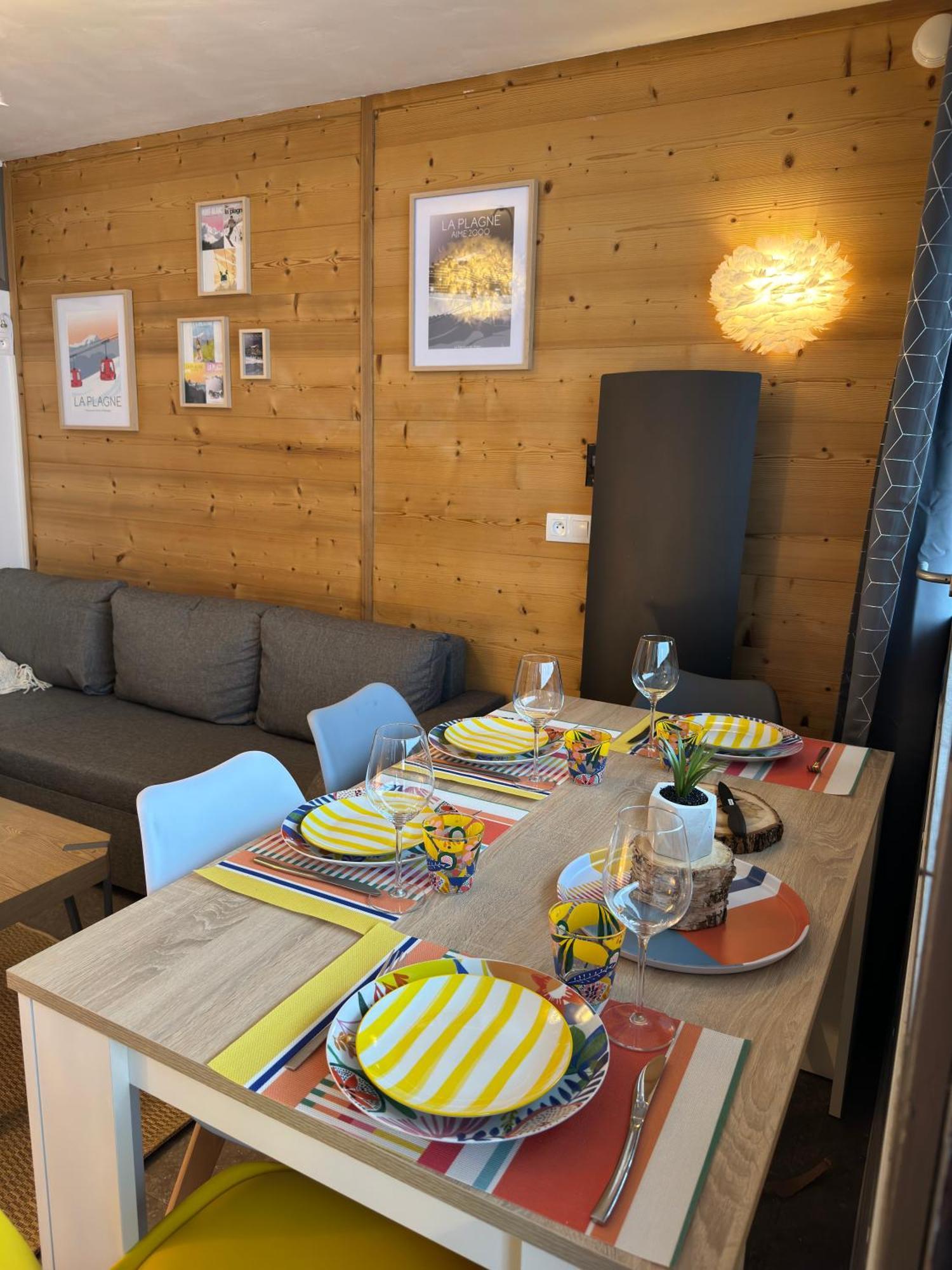 Paquebot Des Neiges - Appartement 4 Personnes - Vue Mont Blanc Ла План Екстериор снимка